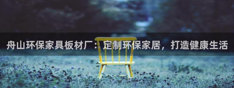 杏耀注册中心：舟山环保家具板材厂：定制环保家居，打造健康生活